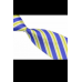 Stropdas blauw groen wit Streep SALE